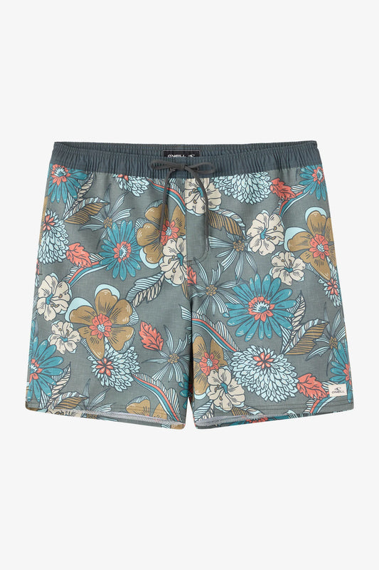 Hermosa Elastic Waist Lined 17" Swim Trunks