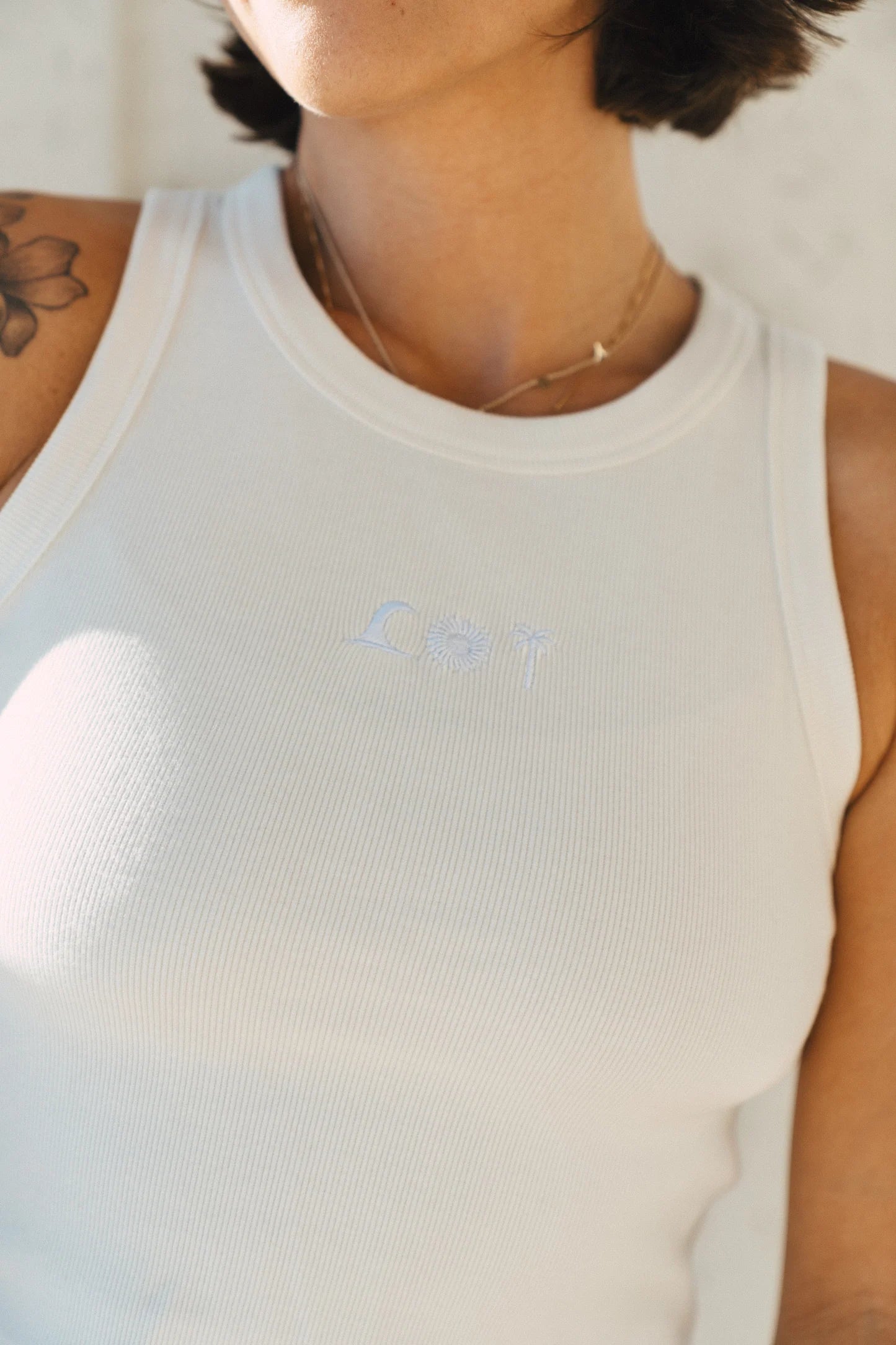 Wave Sun Palm Tank
