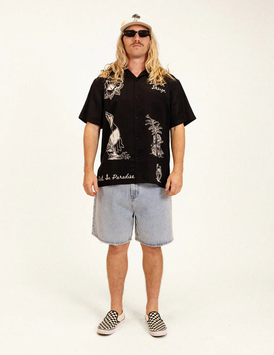 Rest in Paradise Button Up