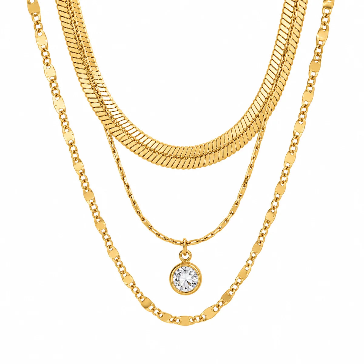 Roya Layered Chain Necklace