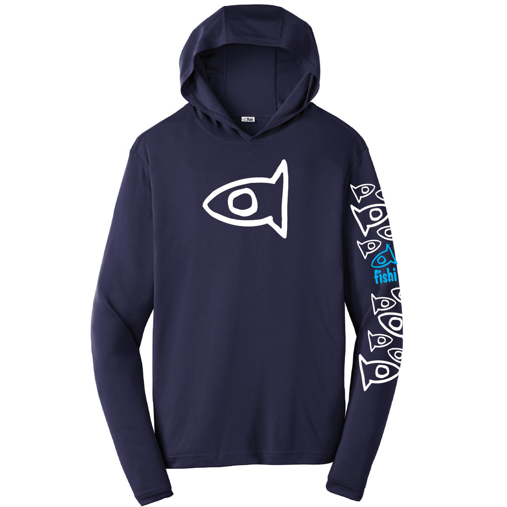 Hooded Fishi Pattern Loose Fit Adult