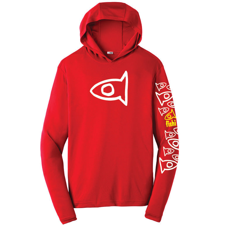 Hooded Fishi Pattern Loose Fit Adult