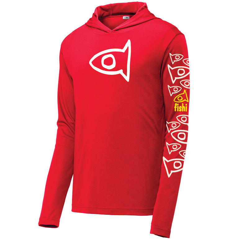 Hooded Fishi Pattern Loose Fit Adult