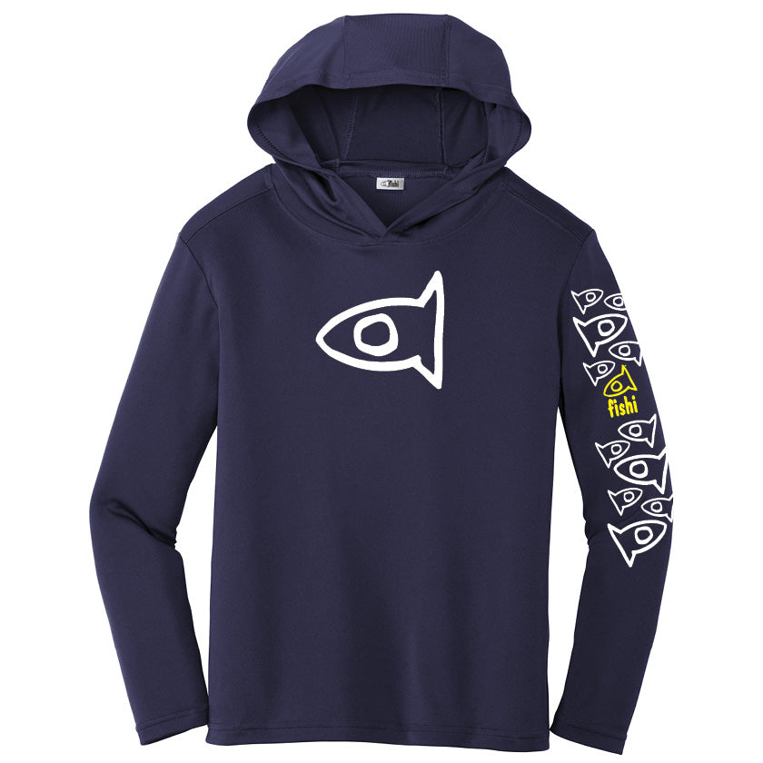 Hooded Fishi Pattern Loose Fit Youth