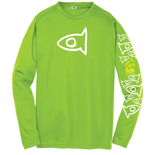 Fishi Pattern Loose Fit Youth Ls