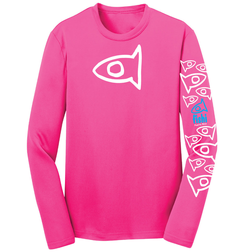 Fishi Pattern Loose Fit Youth Ls
