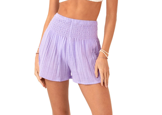 Curve Ube Sorbet Cotton Shorts